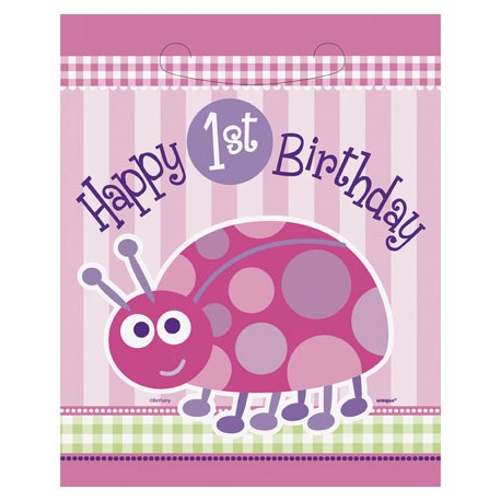 Ladybug First Birthday Lootbags