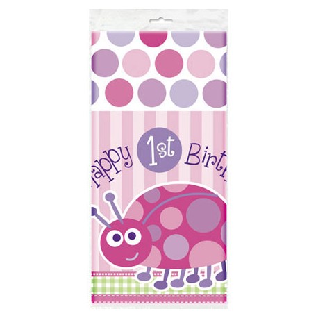 Ladybug First Birthday Tablecover