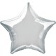 Silver Mylar Star Balloon (each)