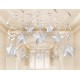 Silver Mega Value Pack Star Swirl Decorations (30)