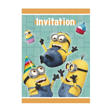 Despicable Me Party Invites