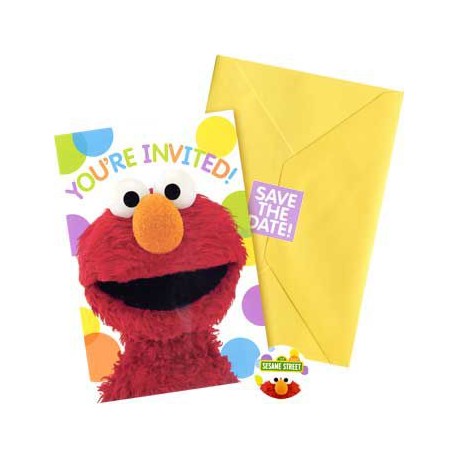 Sesame Street Invitations (8-pack)