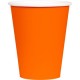 Orange 9 oz. Paper Cups, 20 Pack