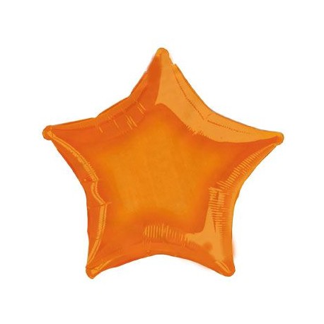 Orange Star Mylar Balloon (each)