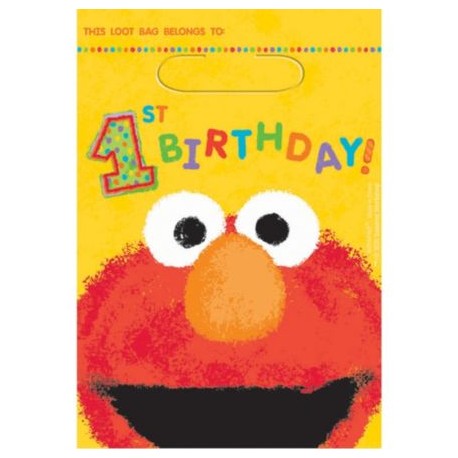 Sesame Street 1st Birthday Loot Bags