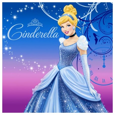 Cinderella 7" Luncheon Napkins (16 Pack)